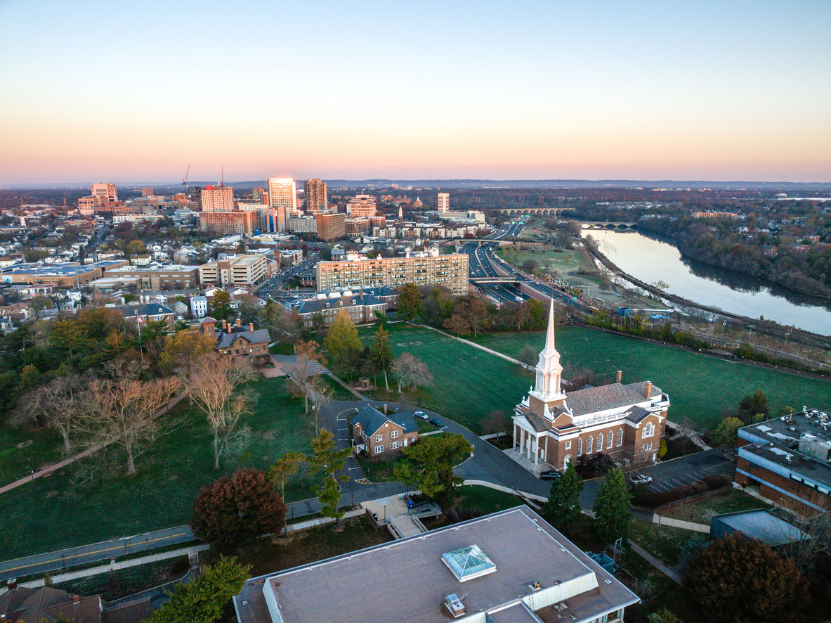 Panoramic Image of New Brunswick, NJ